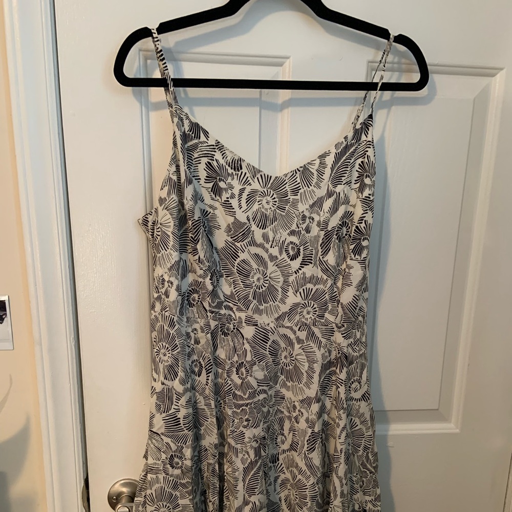 Floral print skater dress